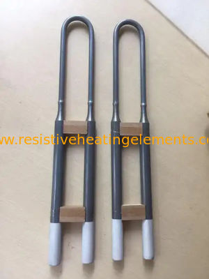 U loại Molybdenum Disilicide nguyên tố 1800C Công nghiệp lò sưởi nhiệt