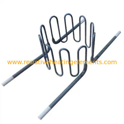 300W-3000W MoSi2 Điện tử sưởi 1800C Moly Disilicide hình xoắn ốc