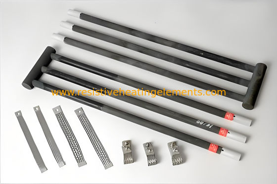Các yếu tố SiC nhiệt độ cao 1400C Silicon Carbide Hot Rod